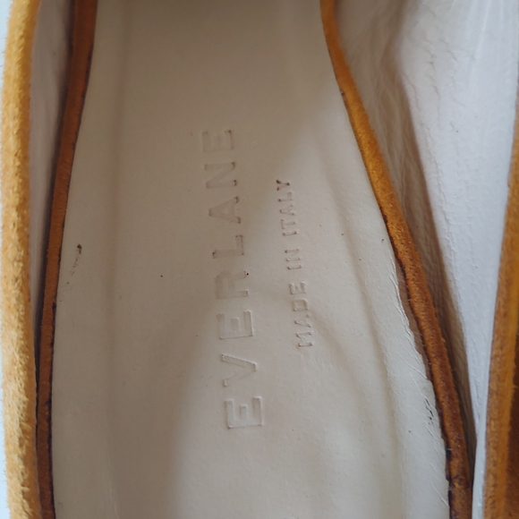 Everlane The Day Heel Mule Slip On Shoes Yellow Suede Size 8.5 - Picture 14 of 15